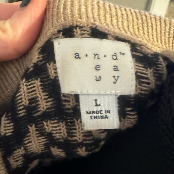 Two (2) A New Day sweaters - animal print. Sz L. - Picture 8 of 13